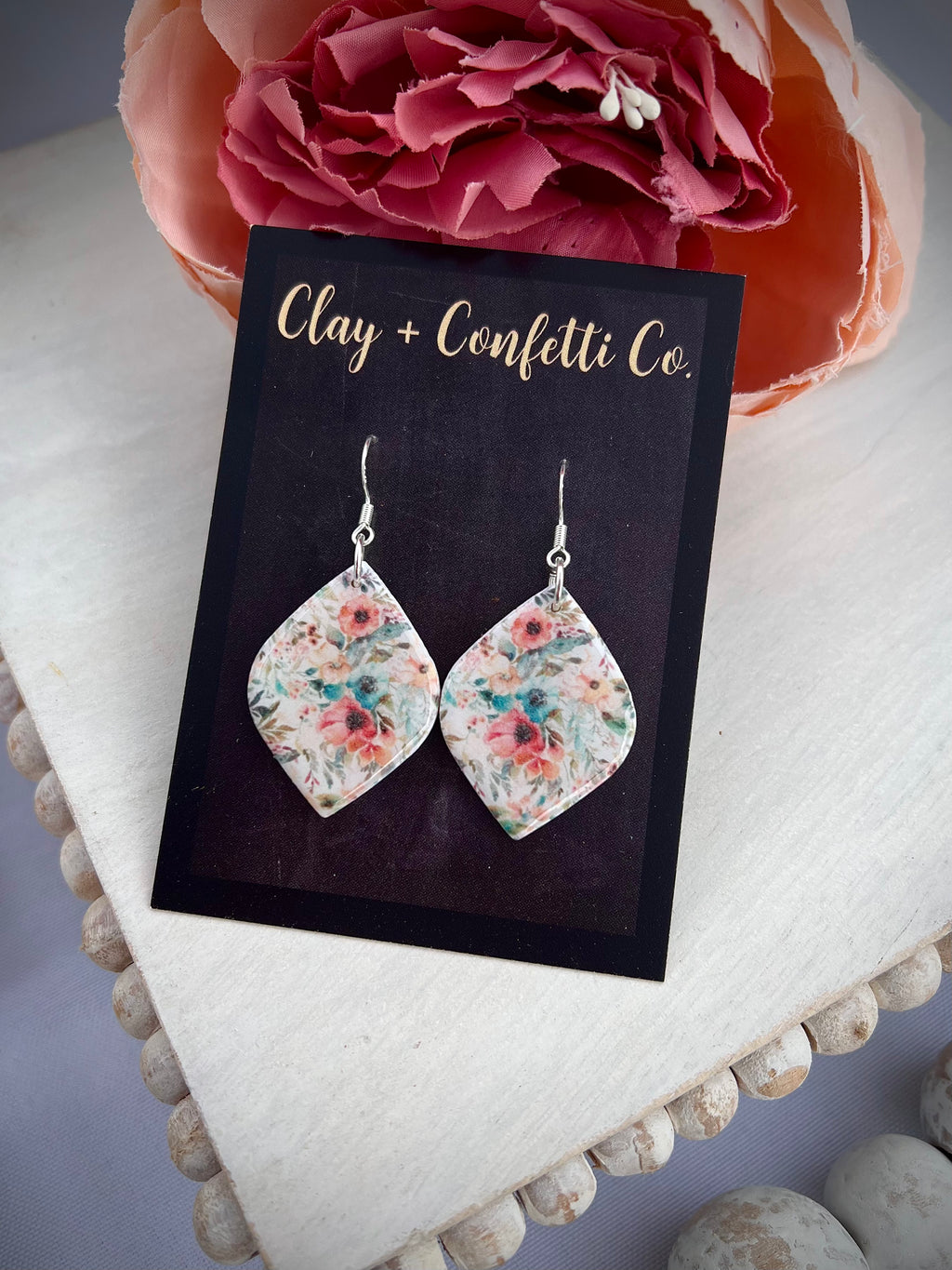 Southern Floral Tear Dangle