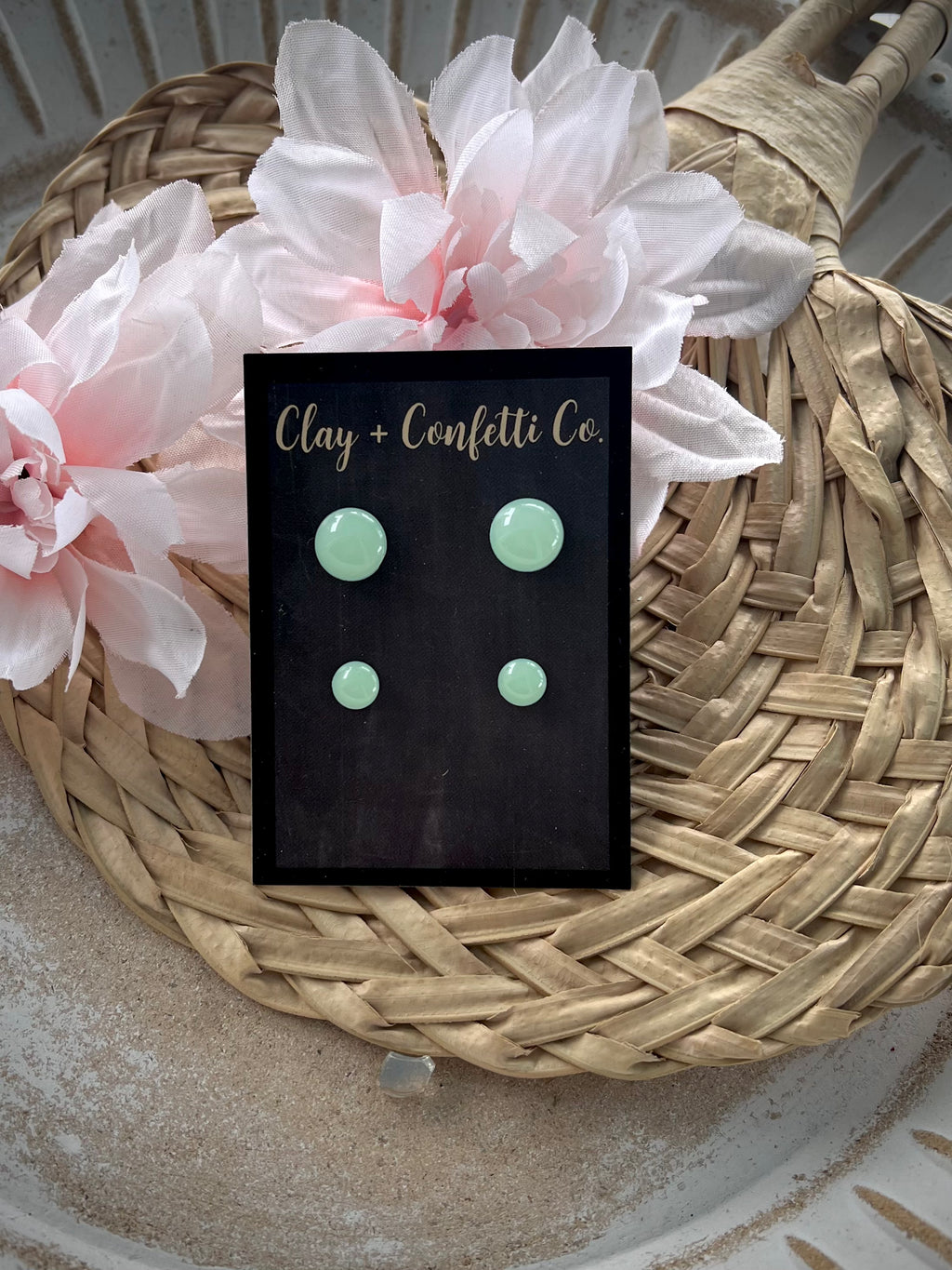 Mint Green stud Adult size