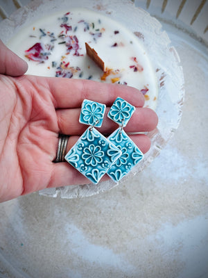 Teal tile 3 dangle