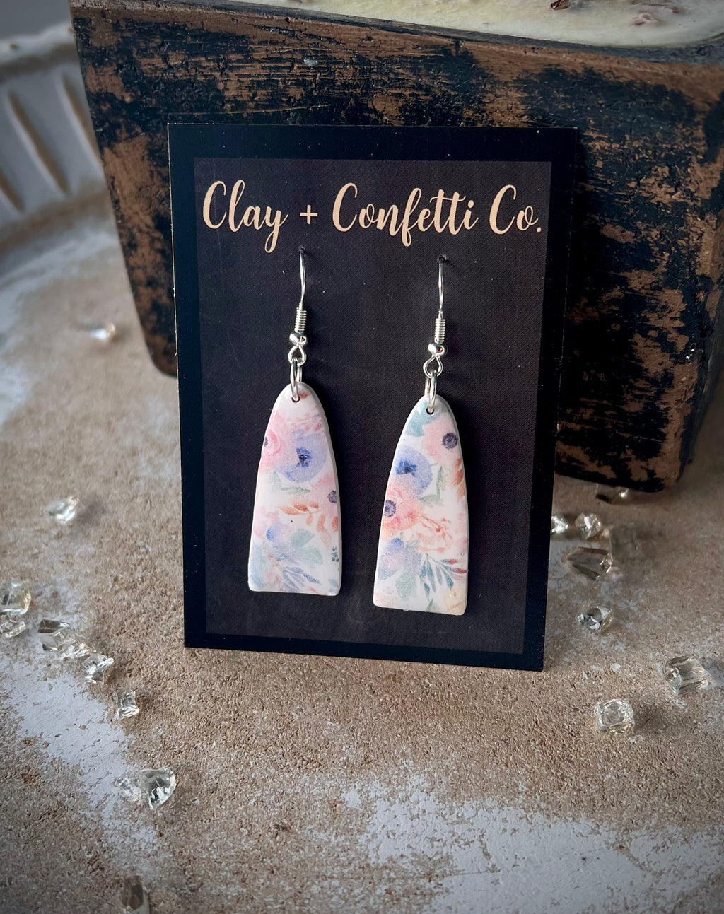 Pastel Featherly bullet dangle