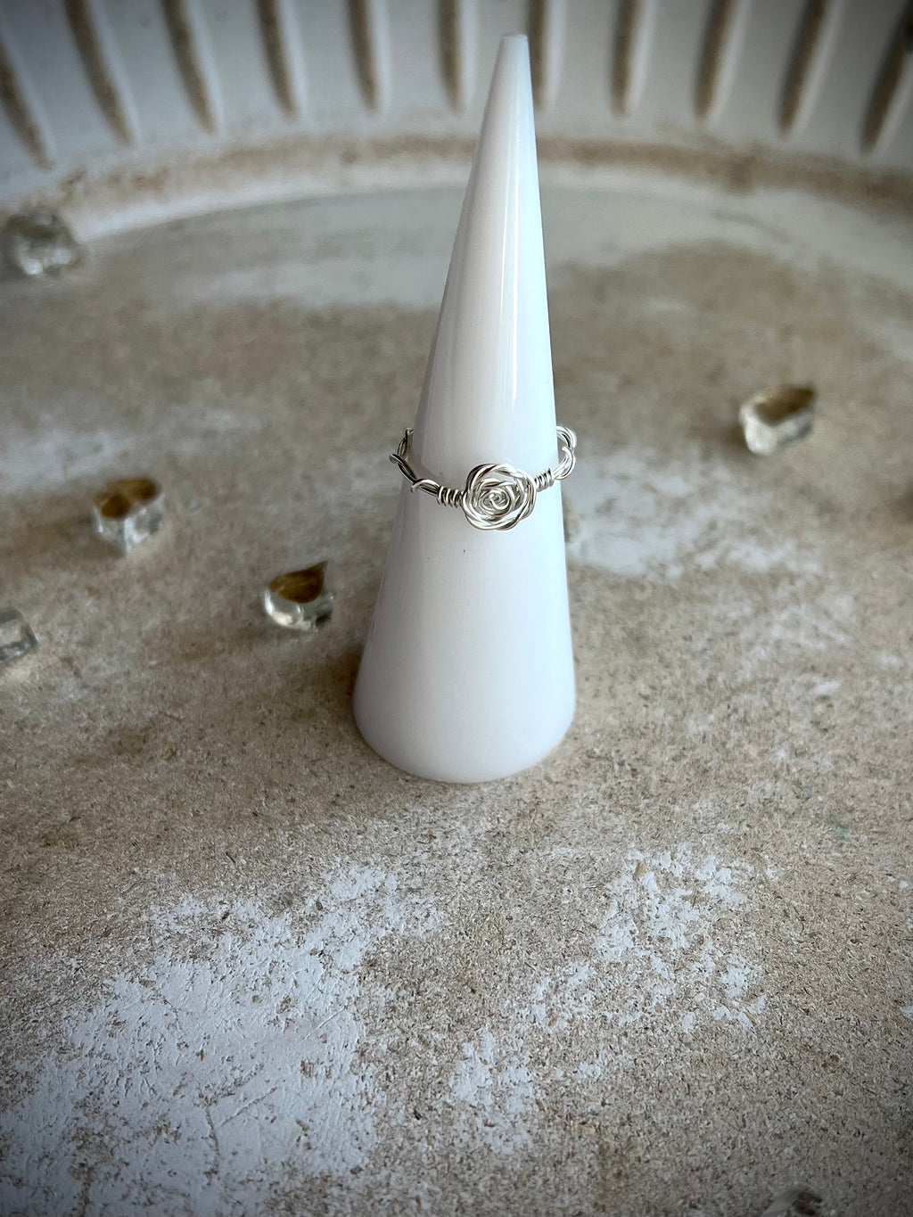 Nested rose ring - no stone.