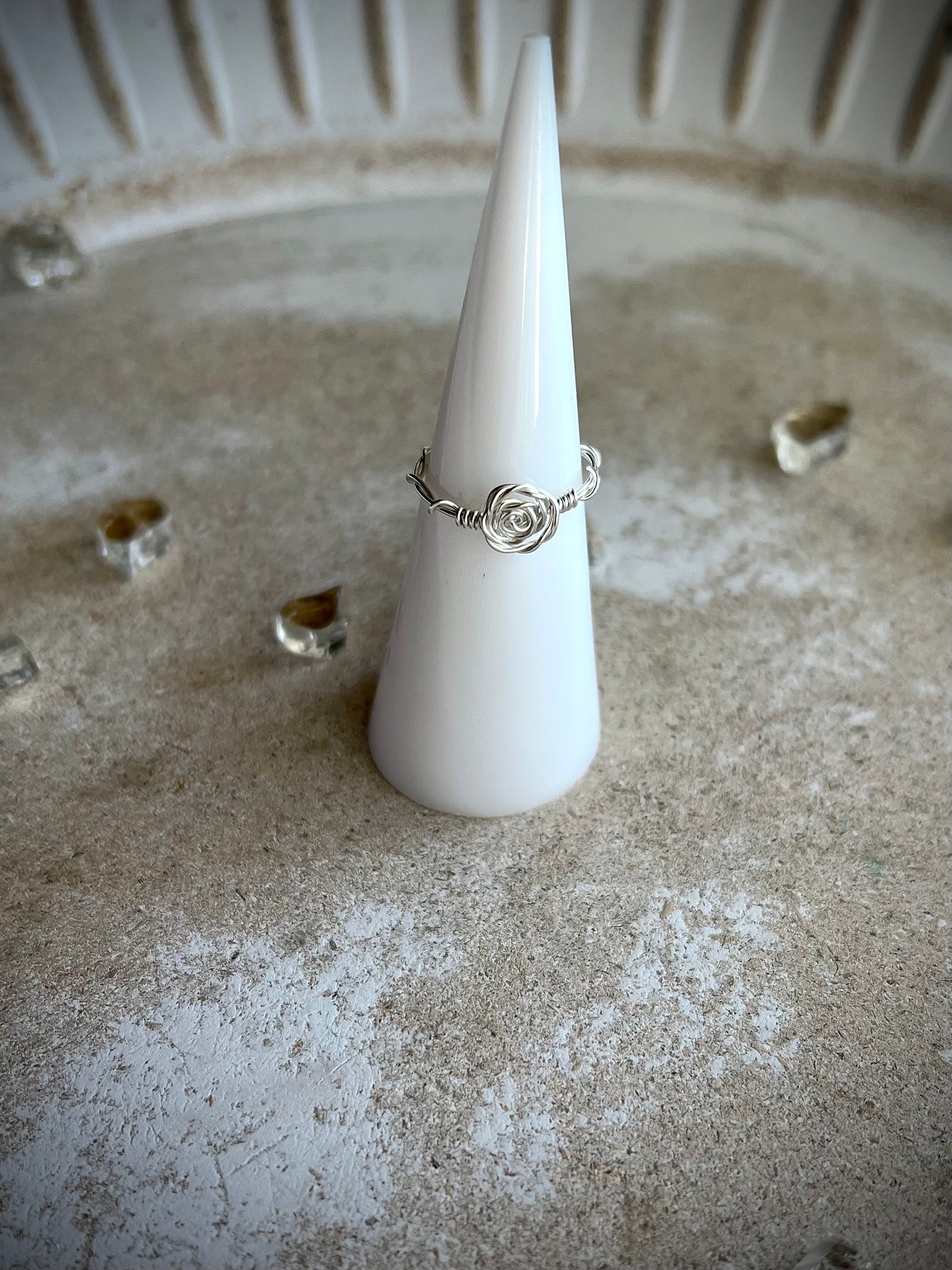 No Stone Rings Nested rose ring - no stone. – Clay+ConfettiCo