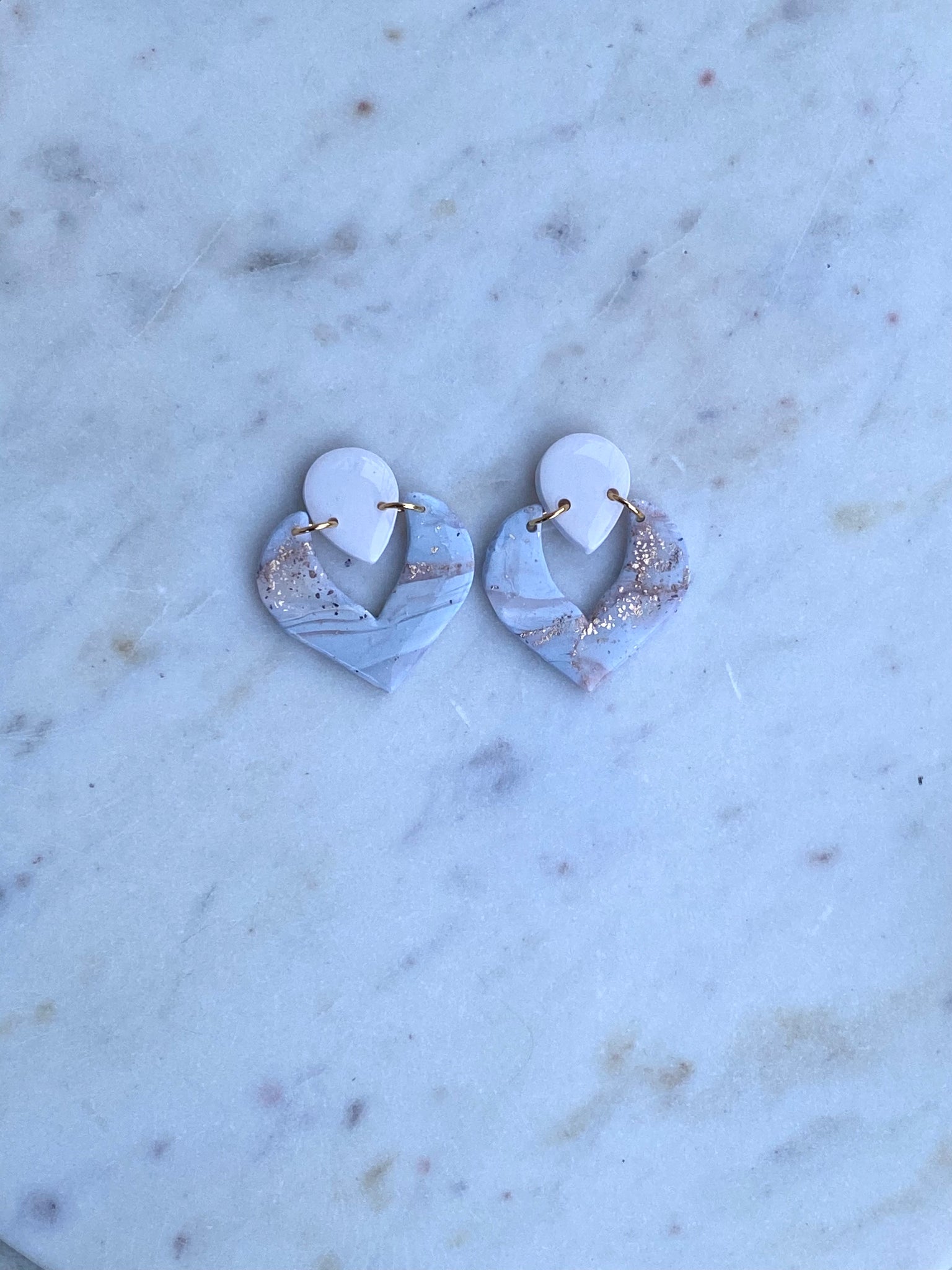 Boho Chevron Blue & Gold