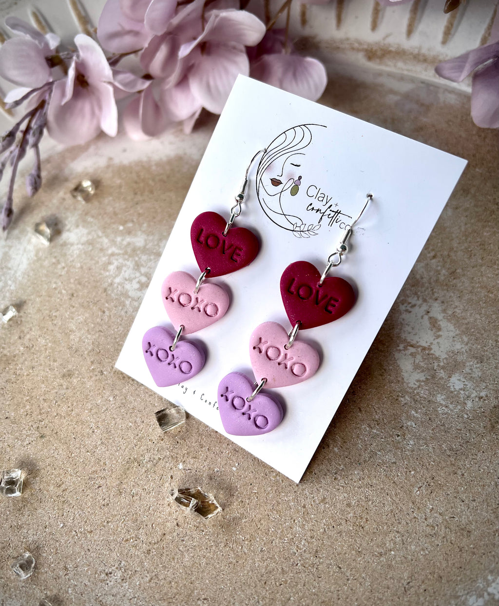 Conversation hearts dangle