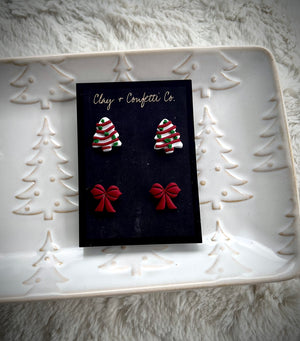 Tasty cake tree and red bow pack