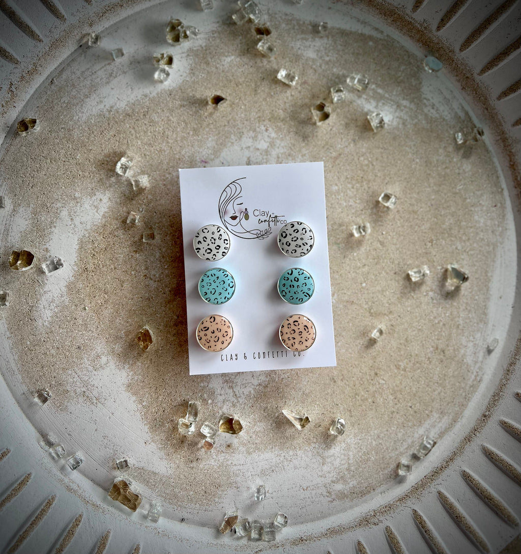 Silver 3 pack leopard