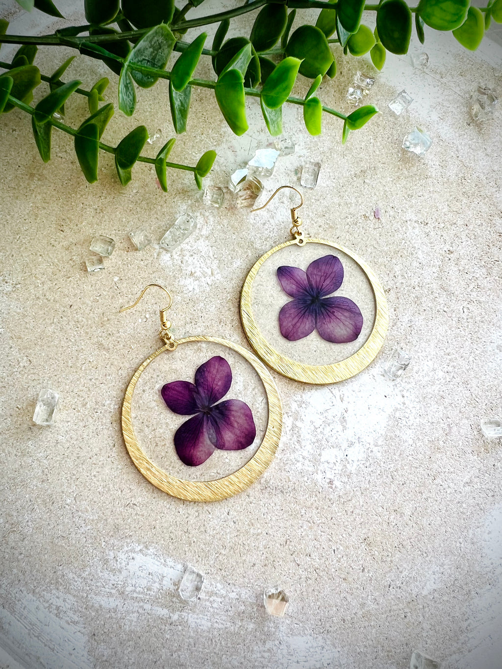 Pretty Purple Hydrangea Blossom