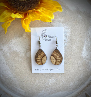 Natural Sunflower Dangle weekend special