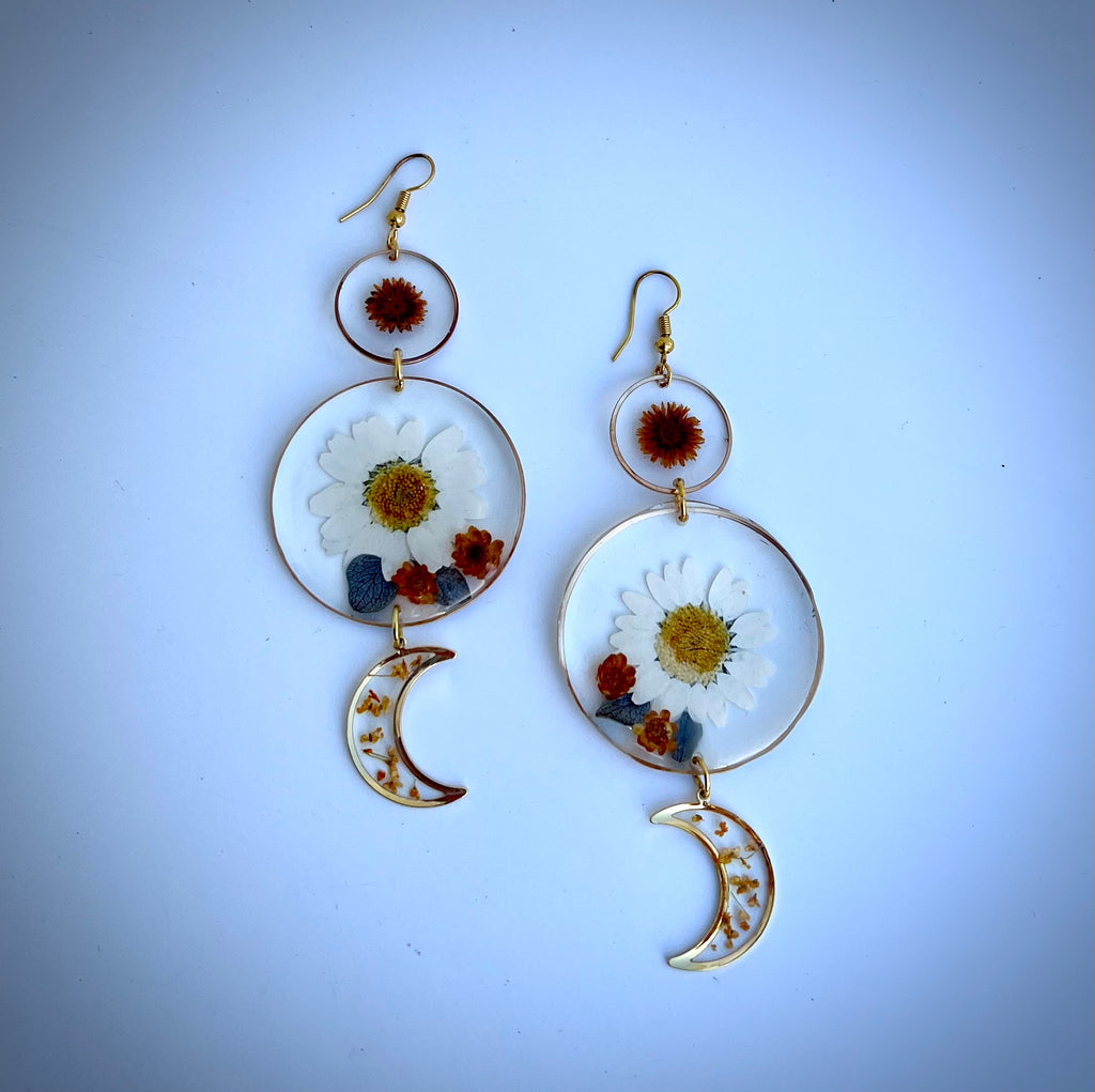 Extra large moon dangle