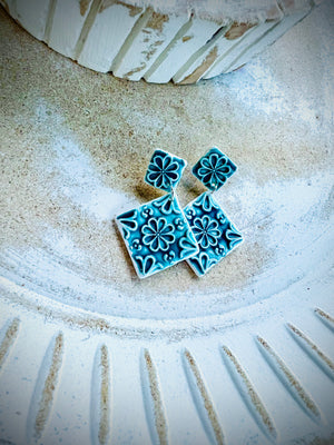 Teal tile 3 dangle