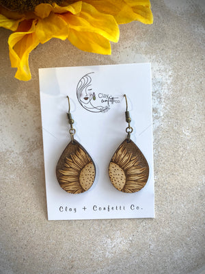 Natural Sunflower Dangle weekend special