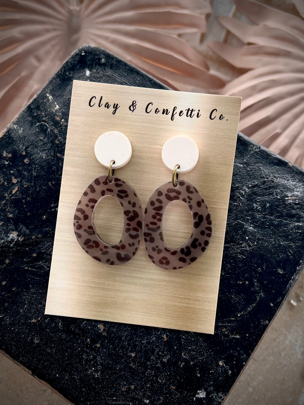 Organic With Circle Topper in Leopard