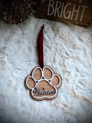 Custom Dog Ornament 3.5 inches