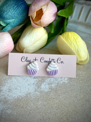 Light purple cupcake