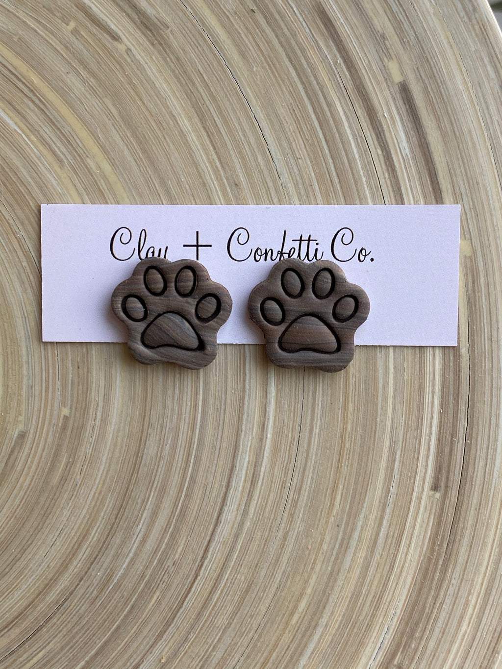 Brindle Dog Paw Stud