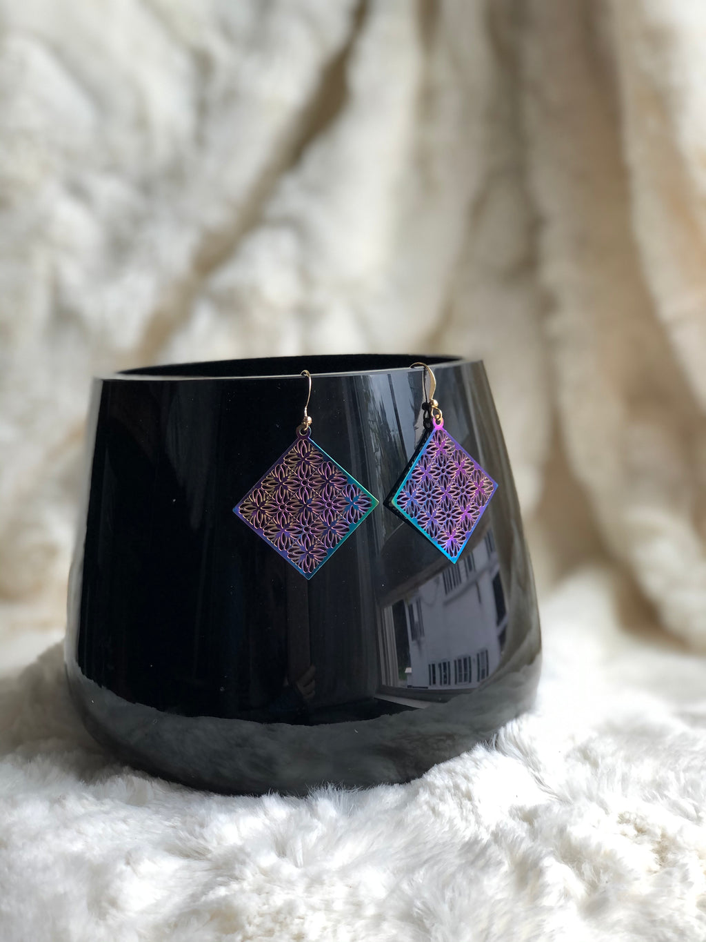 Square Flower Dangle