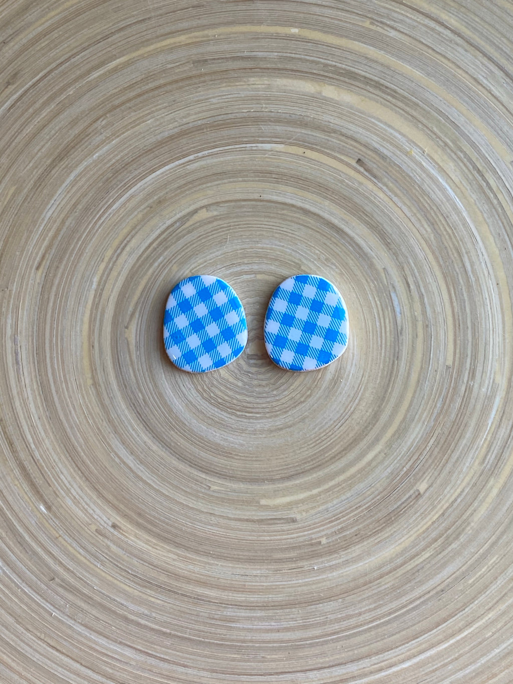 Sky Blue Statement Stud