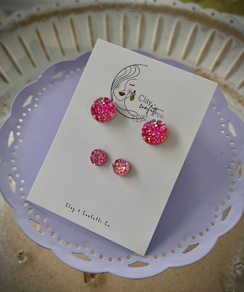 Pretty in pink druzy options