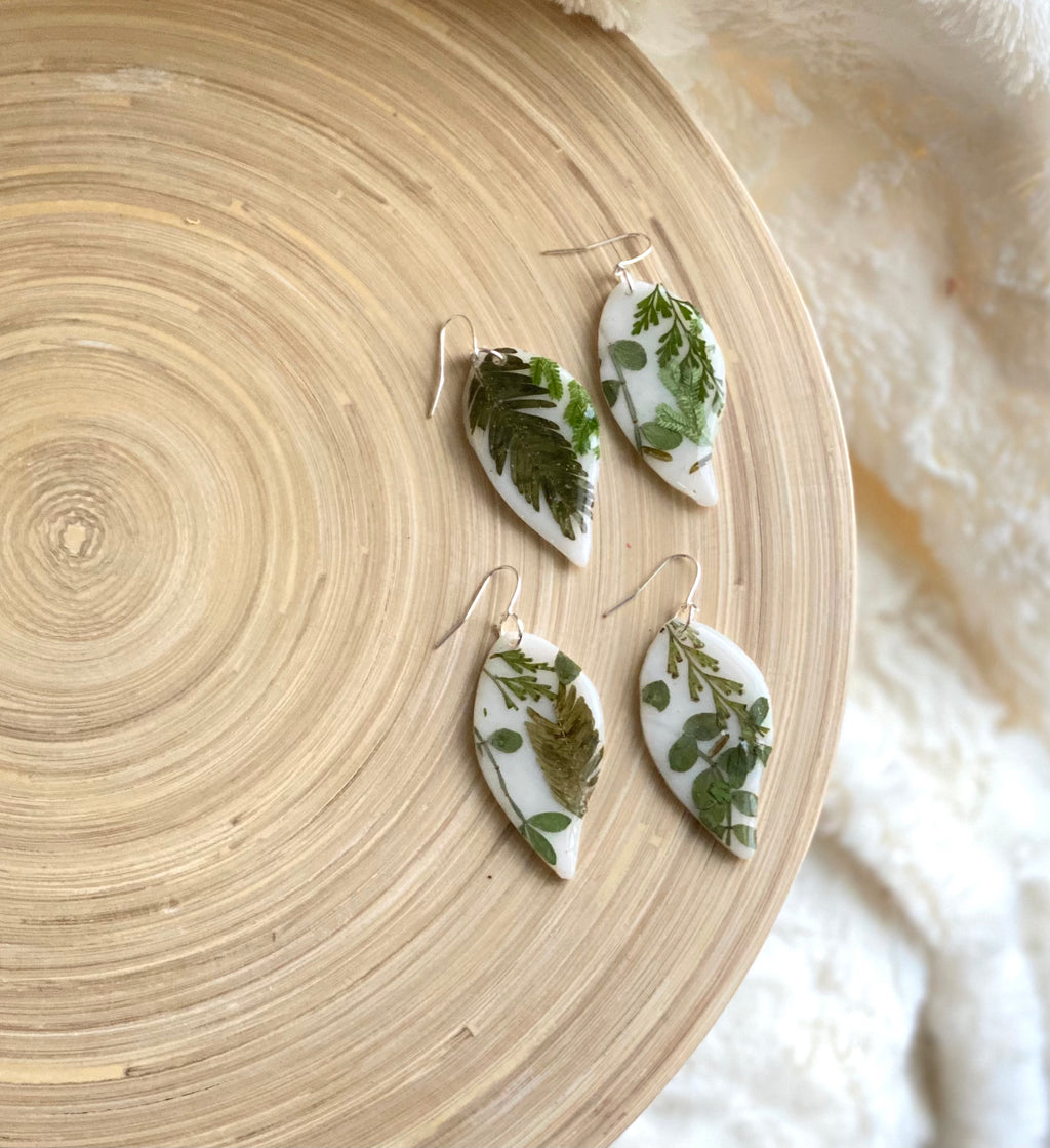 Botanical Leaf dangle