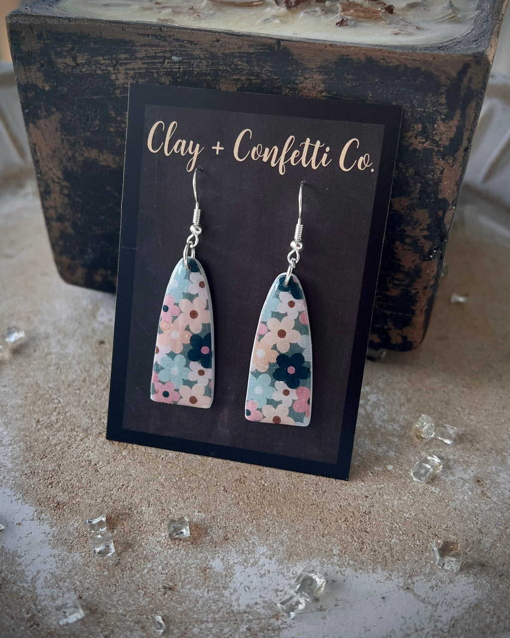 Boho daisy bullet dangle