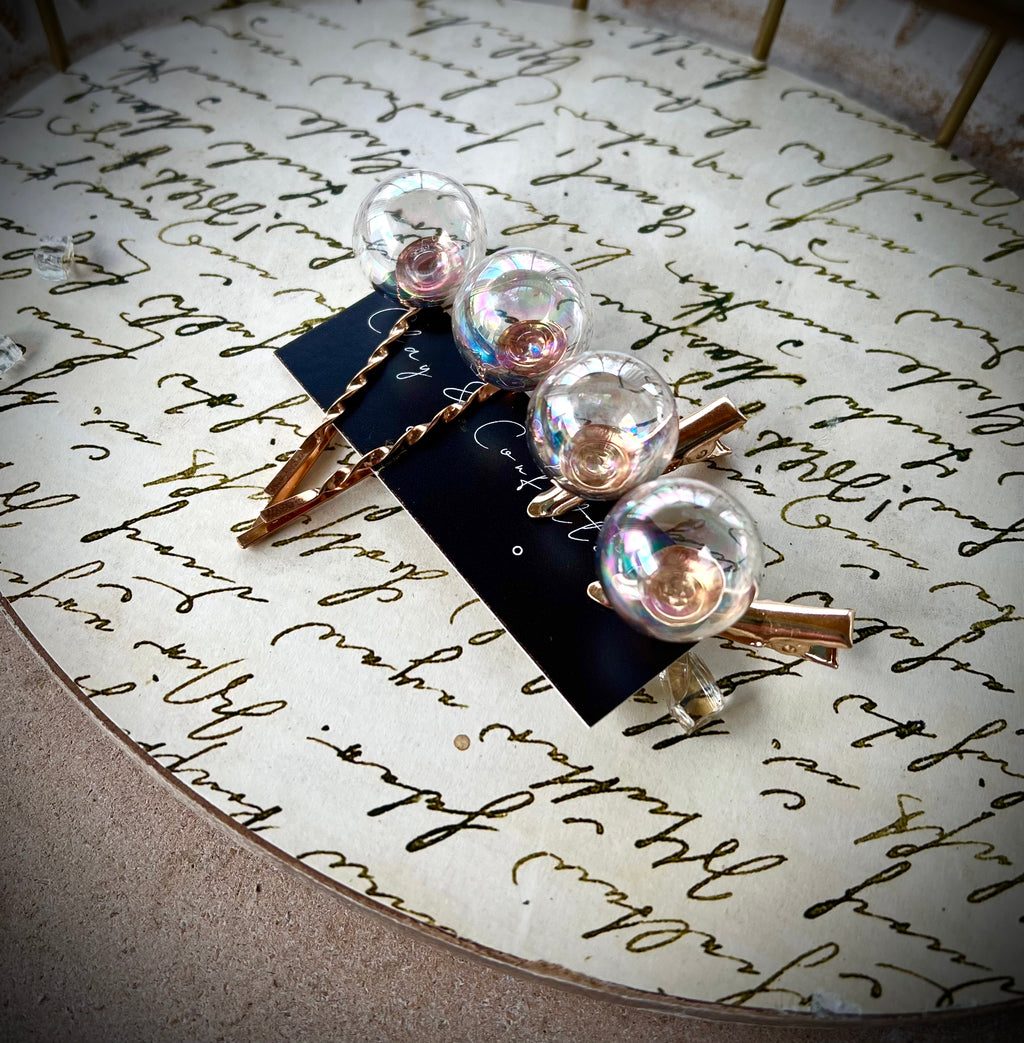 Glass bubble regular clip