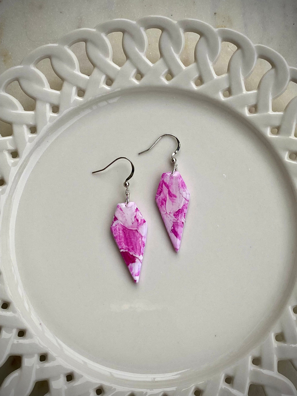 Pink Coffin Dagger Dangle