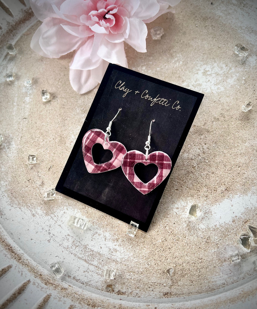 Maroon Plaid Pattern